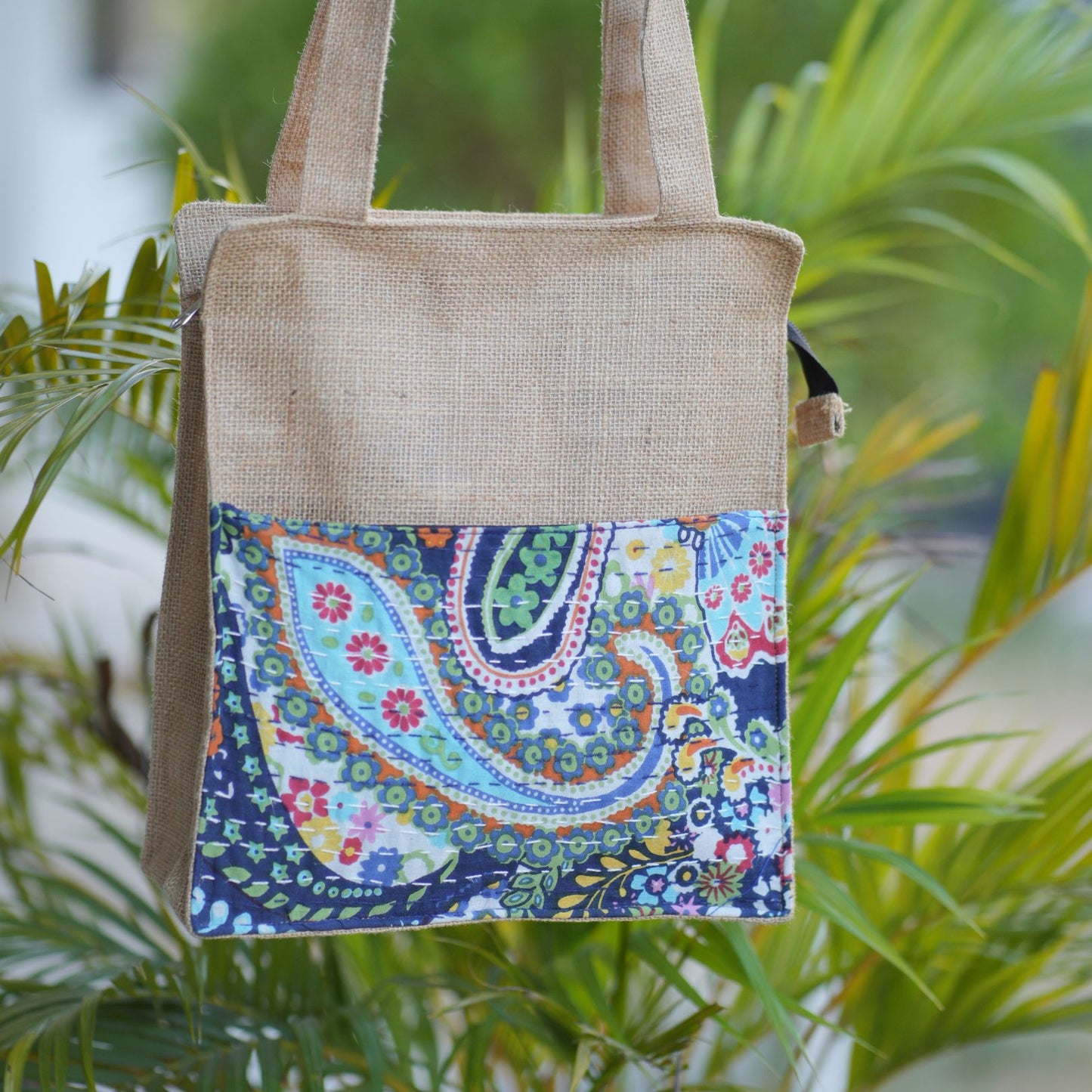 JUTE COTTON TRAVEL BAG