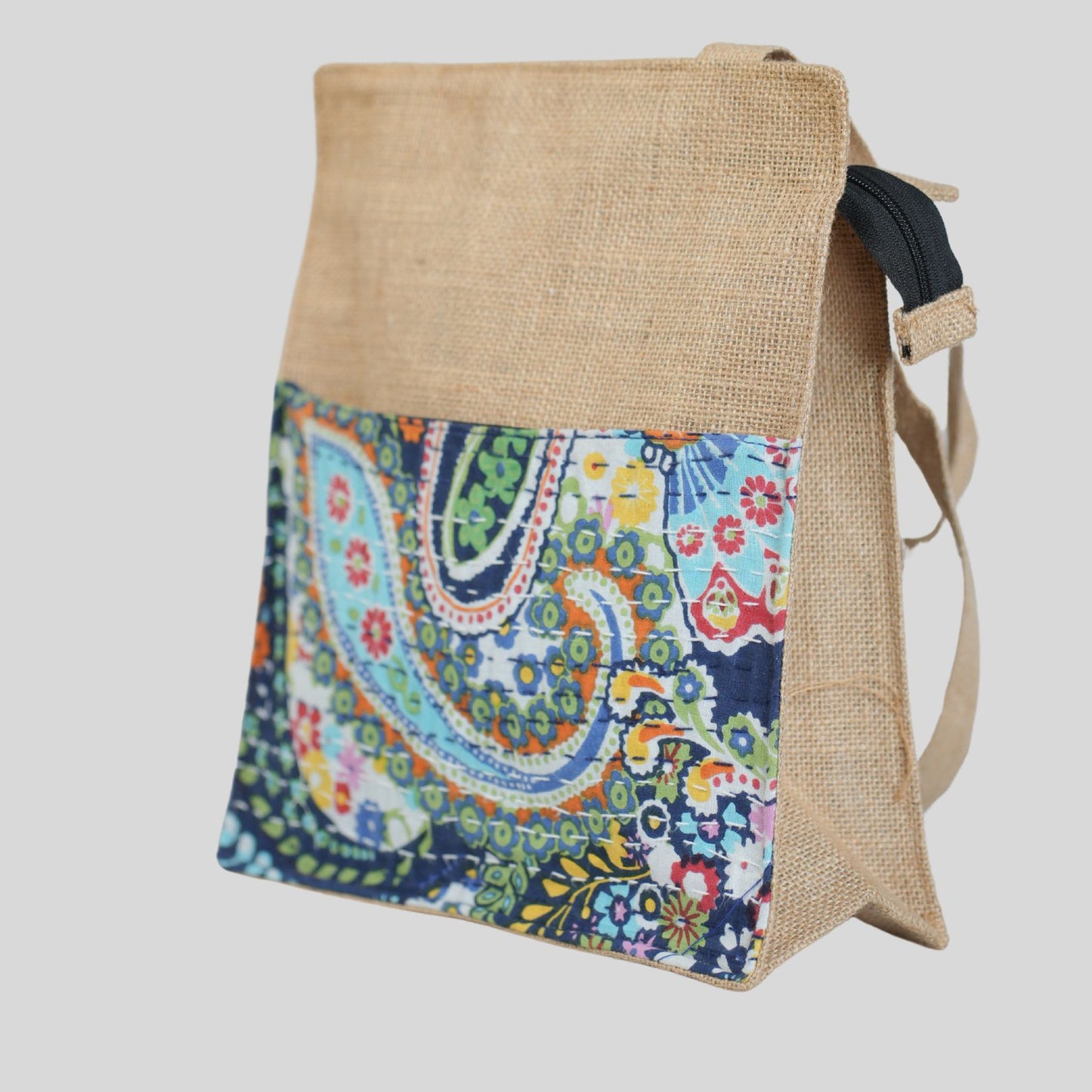 JUTE COTTON TRAVEL BAG