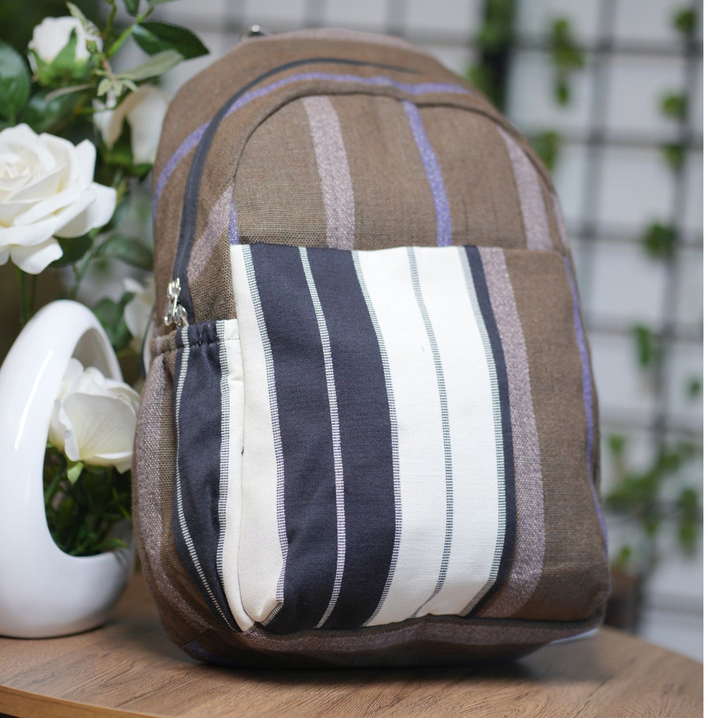 COTTON SCHOOL BAG - UNISEX