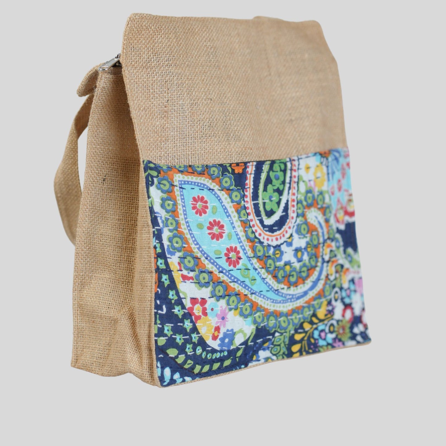 JUTE COTTON TRAVEL BAG