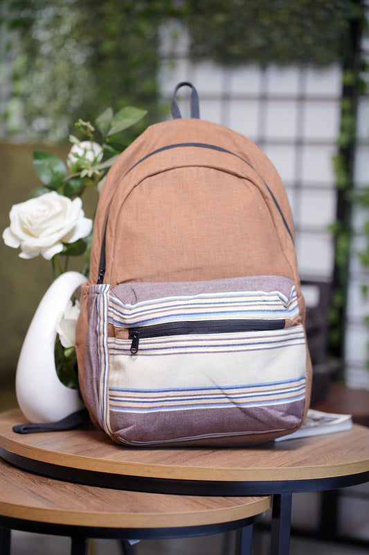 HANDLOOM COTTON SCHOOL BAG - UNISEX
